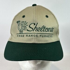 Vintage Shelton's Free Range Turkeys Cap Hat Adjustable Embroidered Dad Hat
